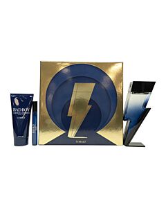 Carolina Herrera Bad Boy Cobalt Gift Set 100ml EDP + 100ml Shower Gel + 10ml EDP | Maznun Fashion