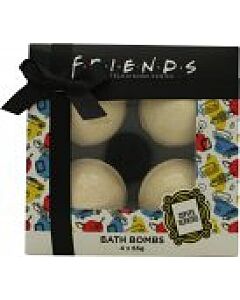 Warner Bros. Friends Coffee Scented Bath Bombs 4 x 65g-L925340 | Maznun Fashion
