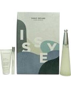 Issey Miyake L'eau d'Issey Gift Set 100ml EDT + 50ml Body Lotion + 10ml Purse Spray-Z726810 | Maznun Fashion