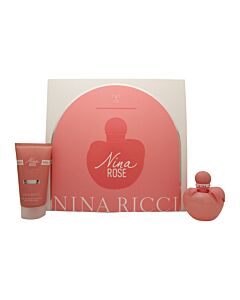 Nina Ricci Nina Rose Gift Set 50ml EDT + 75ml Body Lotion | Maznun Fashion