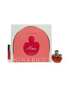 Nina Ricci Nina Gift Set 50ml EDT + 2.5g Its Lipstick - Iconic Pink-B396306 | Maznun Fashion