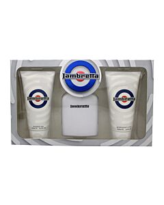 Lambretta Gift Set 100ml EDP + 150ml Shower Gel + 150ml Aftershave Lotion | Maznun Fashion
