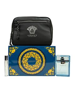 Versace Man Eau Fraiche Gift Set 100ml EDT + 10ml EDT + Bag | Maznun Fashion