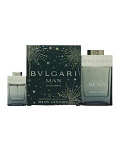 Bvlgari Man Glacial Essence Gift Set 100ml EDP + 15ml EDP | Maznun Fashion
