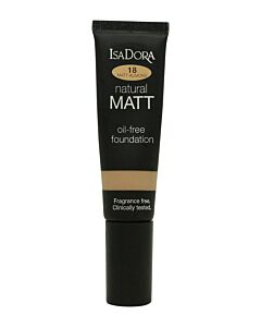IsaDora Natural Matt Oil-Free Foundation 35ml - 18 Almond | Maznun Fashion