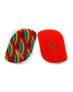 Tangle Teezer Compact Styler Detangling Hair Brush - Rainbow Galore | Maznun Fashion