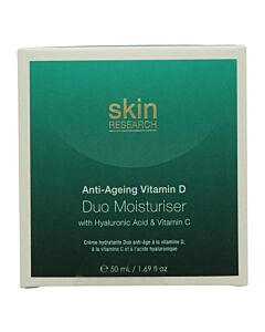 Skin Research Anti-Ageing Vitamin D With Hyaluronic Acid Vitamin C Duo Moisturiser 50ml | Maznun Fashion