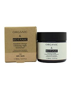 Organic & Botanic Mandarin Orange Enhancing Night Moisturiser 60ml | Maznun Fashion