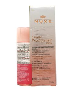 Nuxe Creme Prodigieuse Gift Set 40ml Boost Multi-Correction Silky Cream + 40ml Very Rose 3 in 1 Soothing Micellar Water | Maznun Fashion