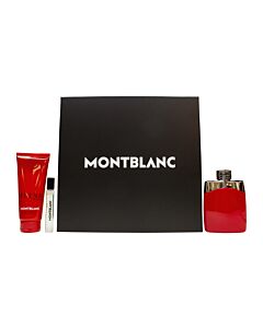 Mont Blanc Legend Red Gift Set 100ml EDP + 100ml Shower Gel + 7.5ml EDP | Maznun Fashion