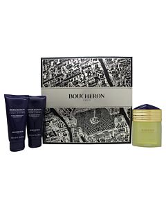 Boucheron Pour Homme Gift Set 100ml EDP + 100ml Aftershave Balm + 100ml Shower Gel | Maznun Fashion