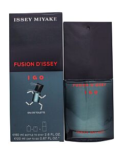 Issey Miyake Fusion d'Issey IGO Eau de Toilette 80ml Spray + 20ml Cap To Go-T129259 | Maznun Fashion