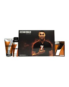Cristiano Ronaldo CR7 Fearless Gift Set 100ml EDT + 150ml Shower Gel + 150ml Body Spray | Maznun Fashion
