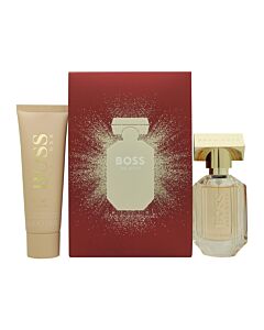 Hugo Boss The Scent Gift Set 30ml EDP Spray + 50ml Body Lotion (The Scent for Her by Hugo Boss is a Gift Set consisting of 30ml Parfum Spray and with a Body Lotion.) | Maznun Fashion