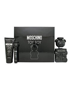 Moschino Toy Boy Gift Set 50ml EDP + 50ml Aftershave Balm + 50ml Bath & Shower Gel-B237291 | Maznun Fashion