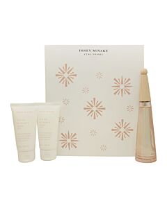 Issey Miyake L'Eau d'Issey Pivoine Gift Set 50ml EDT + 2 x 50ml Body Lotion | Maznun Fashion