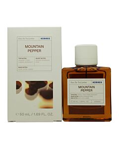 Korres Mountain Pepper Eau de Toilette 50ml Spray | Maznun Fashion