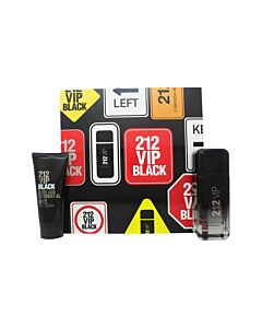 Carolina Herrera 212 VIP Black Gift Set 100ml EDP + 100ml Shower Gel | Maznun Fashion