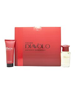 Antonio Banderas Diavolo For Men Gift Set 50ml EDT + 75ml Aftershave Balm | Maznun Fashion