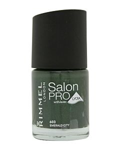 Rimmel Salon Pro With Lycra Nail Polish 12ml - 603 Emerald City | Maznun Fashion