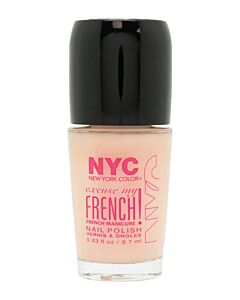 NYC New York Color Excuse My French Nail Polish 9.7ml - Cotton Candy | Maznun Fashion