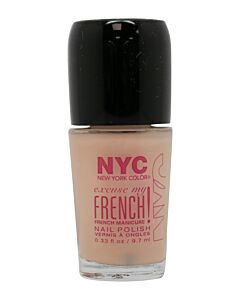 NYC New York Color Excuse My French Nail Polish 9.7ml -Strawberry Cream | Maznun Fashion