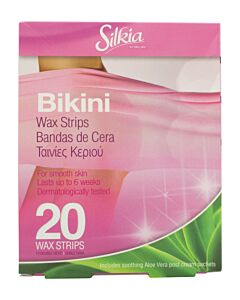 Silkia Aloe Vera Bikini Wax Strips 20 Pieces | Maznun Fashion