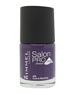 Rimmel Salon Pro Nail Polish 12ml - 610 Plum & Prejudice | Maznun Fashion