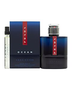 Prada Luna Rossa Ocean Eau de Toilette Gift Set 100ml EDT + 10ml EDT | Maznun Fashion