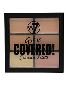 W7 Got It Covered Concealer Palette -  6 Creamy | Maznun Fashion