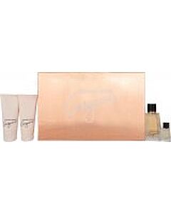 Michael Kors Gorgeous! Gift Set 100ml EDP + 100ml Body Lotion + 100ml Shower Gel + 5ml EDP-P489230 | Maznun Fashion