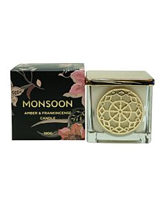 Monsoon Amber & Frankincense Scented Candle 180g | Maznun Fashion