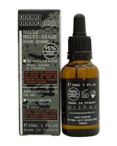 Bare Essentiels Multifunction For Men Nourishing Skin Beard & Hair Oil 30ml | Maznun Fashion