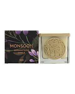 Monsoon Bergamot & Fig Scented Candle 180g | Maznun Fashion