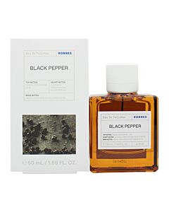 Korres Black Pepper Eau de Toilette 50ml Spray | Maznun Fashion