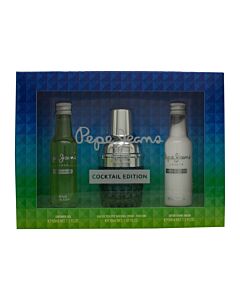 Pepe Jeans For Him Cocktail Gift Set 30ml EDT + 50ml Shower Gel + 50ml Aftershave Balm | Maznun Fashion