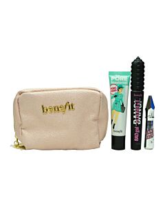 Benefit Top Trip Beauty Set 22ml Primer + 8.5g Mascara + In Shade 3 + Pouch Gimme Brow + | Maznun Fashion