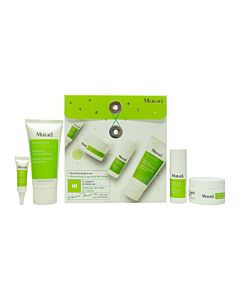 Murad The Derm Report Minimising Lines and Wrinkles 60ml Cleansing Cream + 3ml Wrinkle Corrector + 10ml Serum + 15ml Night Cream | Maznun Fashion