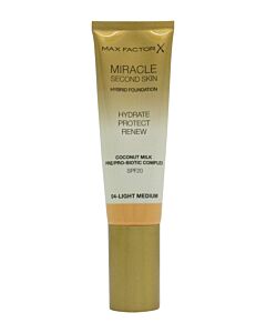 Max Factor Miracle Touch Second Skin Foundation SPF20 30ml - 4 Light Medium | Maznun Fashion