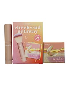 Benefit Shellie Blush Cheek-End Getaway Set 6g Shellie Blush + Multitasking Brush | Maznun Fashion