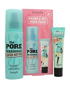 Benefit The Porefessional Primer Set 120ml Make Up Setting spray + 22ml Pore Primer | Maznun Fashion