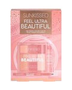 Sunkissed Feel Ultra Beautiful Gift Set Face Palette + Lip Liner + Lipstick-P207231 | Maznun Fashion