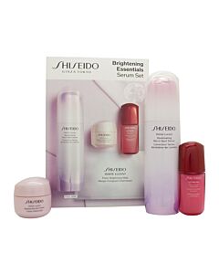 Shiseido Brightening Essentials Eye Gift Set 50ml Power Infusing Concentrate + 15ml Eye Cream + 15ml Gel Cream + Power Brightening Mask | Maznun Fashion