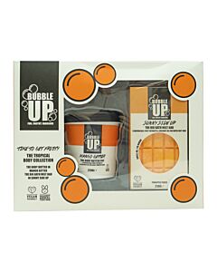 Bubble Up Tropical Gift Set 210g Sunny Side Up Big Bath Bar + 220g Mango Getter Body Butter | Maznun Fashion