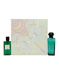 Hermès Eau d'Orange Verte Gift Set 100ml EDC + 80ml Hair & Body Shower Gel | Maznun Fashion