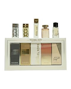 Michael Kors Fragrance Gift Set 5ml Gorgeous! EDP + 4ml Wonderlust EDP + 5ml Sexy Amber EDP + 5ml Pour Femme EDP + 5ml Pour Homme EDP | Maznun Fashion