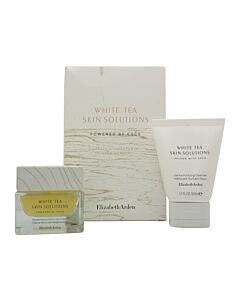 Elizabeth Arden White Tea Skin Solutions Gift Set 50ml Replenishing Micro Gel-Cream + 50ml Gentle Purifying Cleanser | Maznun Fashion