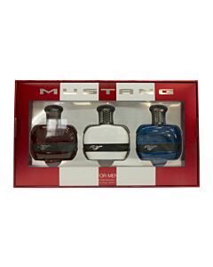 Mustang Gift Set 30ml Red EDT + 30ml White EDT + 30ml Blue EDT | Maznun Fashion