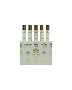 Creed Women's Gift Set 10ml Aventus for Her EDP + 10ml Wind Flowers EDP + 10ml Royal Princess Oud EDP + 10ml Spring Flower EDP + 10ml Carmina EDP | Maznun Fashion