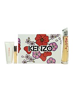 Kenzo Flower Ikebana Sakura Gift Set 75ml EDP + 10ml EDP + 75ml Body Lotion | Maznun Fashion
